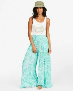 BILLABONG Wandering Soul 2 Wide Leg Pants STAY GOLDEN