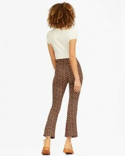 BILLABONG Suns Up Knit Pants BLACK MULTI -Women Clothing Shop abjnp00210 billabongw bml bck1