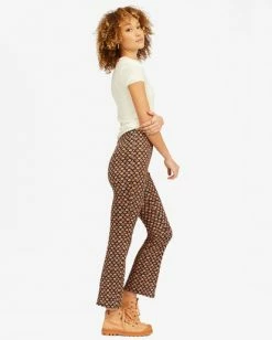 BILLABONG Suns Up Knit Pants BLACK MULTI -Women Clothing Shop abjnp00210 billabongw bml sd1