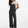 BILLABONG Beach Cruiser Wide Leg Overalls LIGHT CHAMBRAY