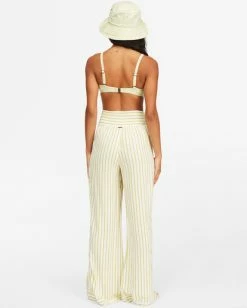 BILLABONG Daybreak Wide-Leg Pants SALT CRYSTAL 1 5 BILLABONG Daybreak Wide-Leg Pants SALT CRYSTAL 1 -Women Clothing Shop abjnp00238 billabongw sc1 bck1