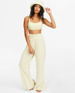 BILLABONG Daybreak Wide-Leg Pants SALT CRYSTAL 1
