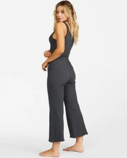 BILLABONG Out And About High-Waisted Knit Pants OFF BLACK 7 BILLABONG Out And About High-Waisted Knit Pants OFF BLACK -Women Clothing Shop abjnp00239 billabongw ofb bck1