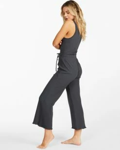 BILLABONG Out And About High-Waisted Knit Pants OFF BLACK 6 BILLABONG Out And About High-Waisted Knit Pants OFF BLACK -Women Clothing Shop abjnp00239 billabongw ofb sd1