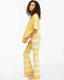 BILLABONG Sunburst Waves Flared Pants SUNBURST 6 BILLABONG Sunburst Waves Flared Pants SUNBURST -Women Clothing Shop abjnp00241 billabongw srt sd1