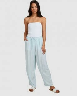 BILLABONG Beach Dream Pants PASTEL BLUE -Women Clothing Shop abjnp00253 billabongw beh0 frt1