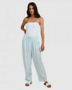 BILLABONG Beach Dream Pants PASTEL BLUE -Women Clothing Shop abjnp00253 billabongw beh0 frt2