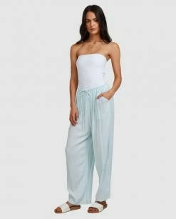 BILLABONG Beach Dream Pants PASTEL BLUE -Women Clothing Shop abjnp00253 billabongw beh0 sd1