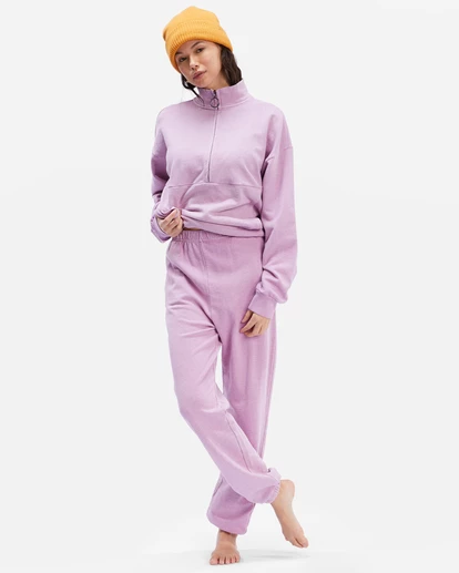 BILLABONG Surf Vibe Tie-Dyed High-Waist Sweatpants OFF BLACK 4 BILLABONG Surf Vibe Tie-Dyed High-Waist Sweatpants OFF BLACK - Image 4