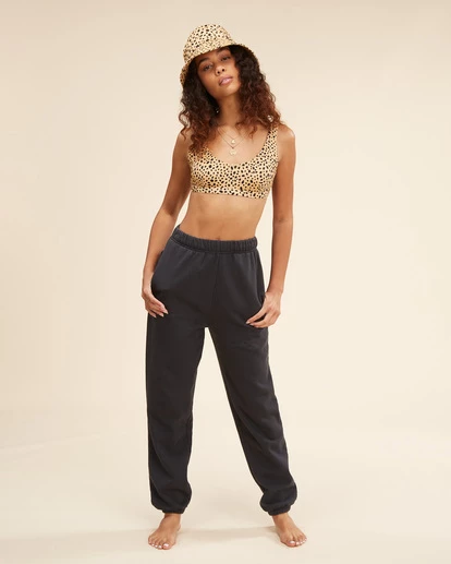 BILLABONG Surf Vibe Tie-Dyed High-Waist Sweatpants OFF BLACK 2 BILLABONG Surf Vibe Tie-Dyed High-Waist Sweatpants OFF BLACK - Image 2
