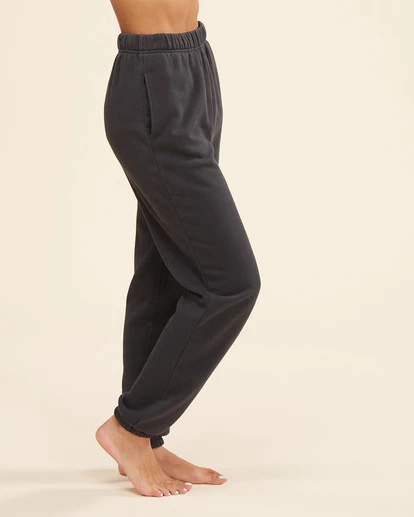 BILLABONG Surf Vibe Tie-Dyed High-Waist Sweatpants OFF BLACK 5 BILLABONG Surf Vibe Tie-Dyed High-Waist Sweatpants OFF BLACK - Image 5