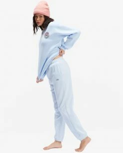 BILLABONG Walk Away High-Waist Sweatpants DREAM BLUE -Women Clothing Shop abjnp00279 billabongw dre sd1