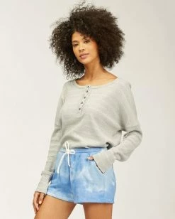 BILLABONG Long Weekend Tie-Dye Short MULTI -Women Clothing Shop abjns00124 billabongwg vis sd1