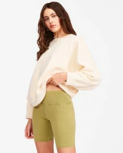 BILLABONG Biker Babe Shorts TOFFEE -Women Clothing Shop abjns00126 billabongw avo sd1