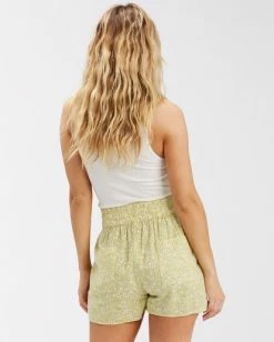 BILLABONG Love To Lounge Shorts LIME 9 BILLABONG Love To Lounge Shorts LIME -Women Clothing Shop abjns00134 billabongw lim bck1