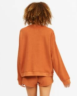 BILLABONG New Tides Sweatshorts BRONZE 11 BILLABONG New Tides Sweatshorts BRONZE -Women Clothing Shop abjns00162 billabongw brz bck2