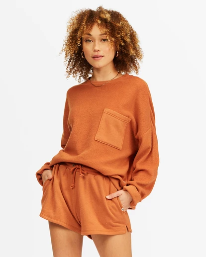 BILLABONG New Tides Sweatshorts BRONZE 5 BILLABONG New Tides Sweatshorts BRONZE - Image 5