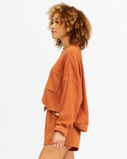 BILLABONG New Tides Sweatshorts BRONZE 3 BILLABONG New Tides Sweatshorts BRONZE - Image 3