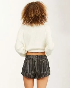 BILLABONG Waves For Days Knit Shorts BLACK MULTI -Women Clothing Shop abjns00165 billabongw bml bck1