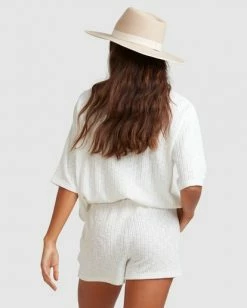 BILLABONG Sunset Short WHITE -Women Clothing Shop abjns00176 billabongw wht bck1