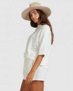 BILLABONG Sunset Short WHITE -Women Clothing Shop abjns00176 billabongw wht sd1