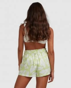 BILLABONG Sundrenched Short LIME -Women Clothing Shop abjns00177 billabongw lim bck1
