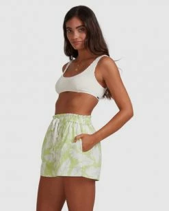 BILLABONG Sundrenched Short LIME -Women Clothing Shop abjns00177 billabongw lim sd1
