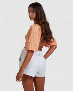 BILLABONG Sunny Dayz Short SALT CRYSTAL 7 BILLABONG Sunny Dayz Short SALT CRYSTAL -Women Clothing Shop abjns00178 billabongw scs bck1