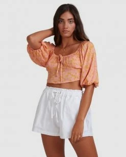 BILLABONG Sunny Dayz Short SALT CRYSTAL 8 BILLABONG Sunny Dayz Short SALT CRYSTAL -Women Clothing Shop abjns00178 billabongw scs frt2