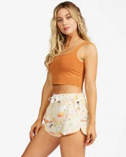 BILLABONG Road Trippin Elastic Waist Shorts MULTI -Women Clothing Shop abjns00185 billabongw mul sd1