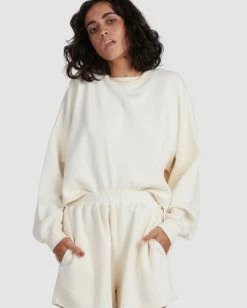 BILLABONG Serenity Shorts CREAM -Women Clothing Shop abjns00192 billabongw crm dtl1