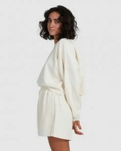 BILLABONG Serenity Shorts CREAM -Women Clothing Shop abjns00192 billabongw crm sd1