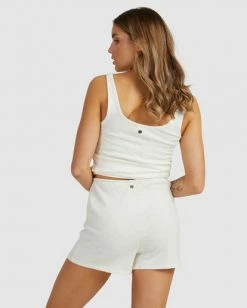 BILLABONG Oceania Shorts SALT CRYSTAL -Women Clothing Shop abjns00197 billabongw scs bck1