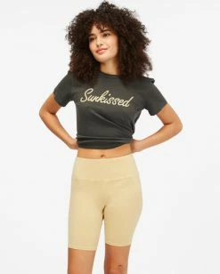 BILLABONG Biker Babe Tie-Dyed Shorts MOONSTONE