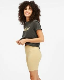 BILLABONG Biker Babe Tie-Dyed Shorts MOONSTONE -Women Clothing Shop abjns00223 billabongw mno sd1