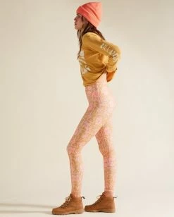BILLABONG A/Div Adventure Legging High-Waisted Leggings WILD ROSE -Women Clothing Shop abjpt00105 billabongw mfb0 sd1