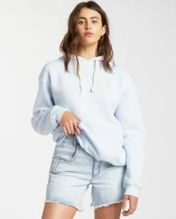 BILLABONG Cut Back Pullover Sweatshirt ICE BLUE