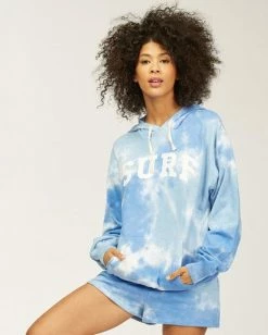 BILLABONG Surf Tie-Dye Hoodie VISTA BLUE