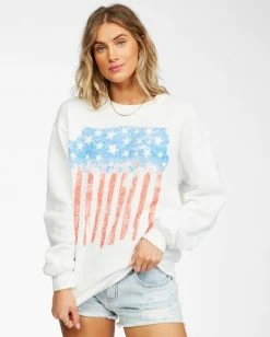 BILLABONG Best Of Times Sweatshirt SALT CRYSTAL