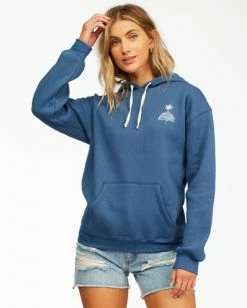 BILLABONG Under The Sun Pullover Hoodie BRIGHT INDIGO