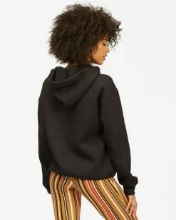 BILLABONG Take Me Back Hoodie BLACK -Women Clothing Shop abjsf00159 billabongw blk bck1