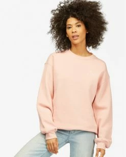 BILLABONG Sunshine Dance Crew Neck Sweatshirt DUSTY ROSE 5 BILLABONG Sunshine Dance Crew Neck Sweatshirt DUSTY ROSE -Women Clothing Shop abjsf00166 billabongw dsr sd2