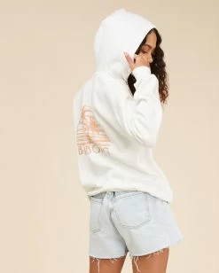BILLABONG Misty Morning Pullover Hoodie SALT CRYSTAL -Women Clothing Shop abjsf00201 billabongw scs bck1