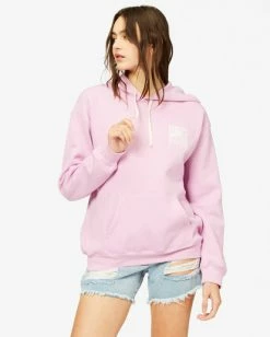 BILLABONG Barefoot Dreams Pullover Hoodie LIT UP LILAC