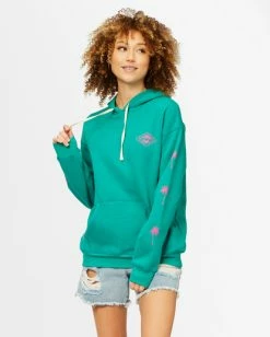 BILLABONG Windy Palms Pullover Hoodie EMERALD