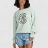 BILLABONG Palm Vibes Sweatshirt HONEY DEW