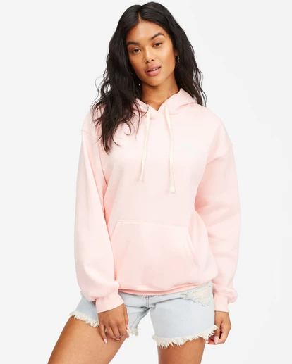 BILLABONG Off The Beach Pullover Graphic Hoodie PALE PINK 1 BILLABONG Off The Beach Pullover Graphic Hoodie PALE PINK