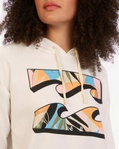 BILLABONG Wild Wave Pullover Hoodie SALT CRYSTAL -Women Clothing Shop abjsf00254 billabongw scs dtl1