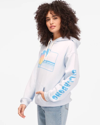 BILLABONG Sunset View Hoodie ICE BLUE 2 BILLABONG Sunset View Hoodie ICE BLUE - Image 2