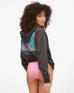 BILLABONG Tropic Shore Hoodie OFF BLACK -Women Clothing Shop abjsf00273 billabongw ofb bck1